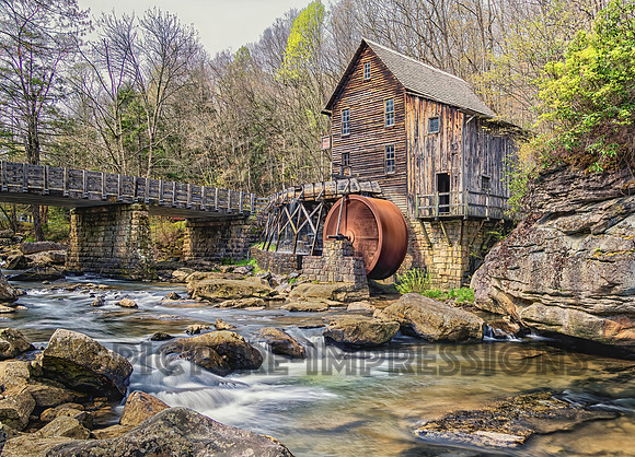 Glade Creek Grist Mill & Waterfall