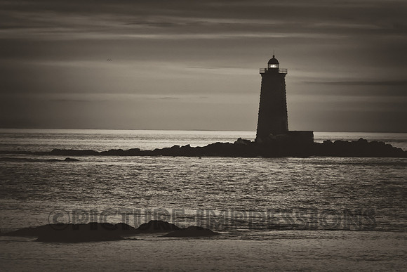 Whaleback Lighthouse, Piscataqua River, between Portsmouth, NH & Kittery, ME